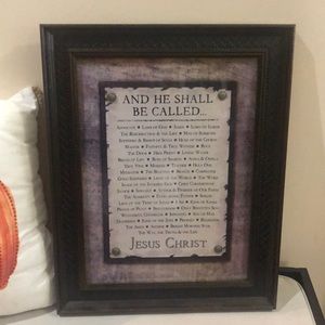 Framed He shall be called… slight discolor at very top see last pic